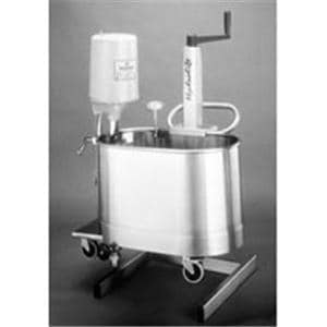 Hydrotherapy Whirlpool 15gal Mobile Stainless Steel With Sep Drain Pump