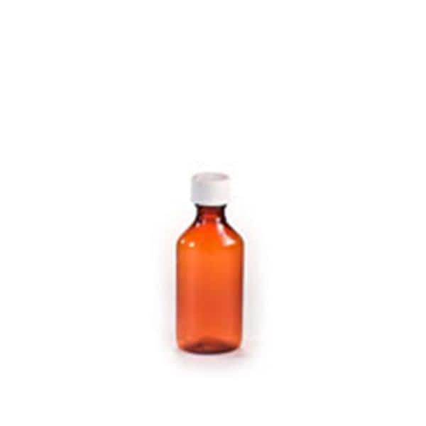 Medicine Bottle Plastic Amber