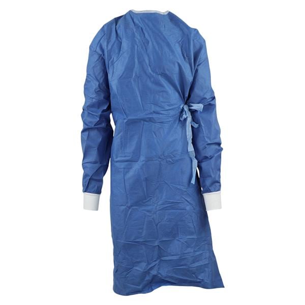 RoyalSilk Non Reinforced Surgical Gown AAMI Level 3 Stndrd / 2XL Blue 18/Ca