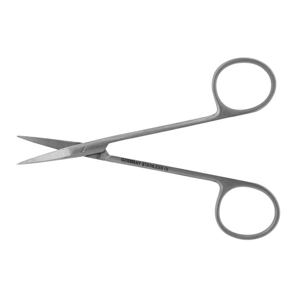 Iris Scissors Straight 4-1/2" Stainless Steel Non-Sterile Reusable Ea