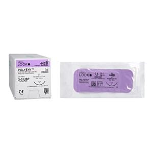 Polysyn Suture 3-0 27" Polyglycolic Acid Braid C-7 Undyed 12/Bx