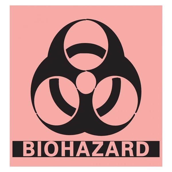 Label Biohazard Pre-Cut 5x5 250/Rl 250/Rl