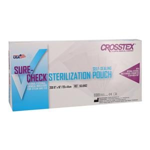 Sure-Check Sterilization Pouch Self Seal 8 in x 16 in 200/Bx, 5 BX/CA