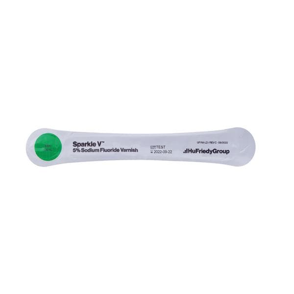 Sparkle V Fluoride Varnish Unit Dose 5% NaF 0.4 mL Mint 120/Bx, 5 BX/CA