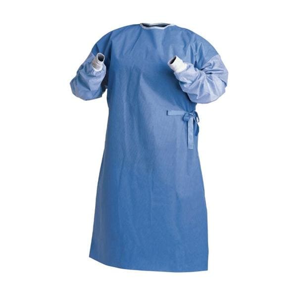 SmartSleeve Surgical Gown AAMI Level 4 Rnfrcd Poly 3X Large / X-Long Blue 20/Ca