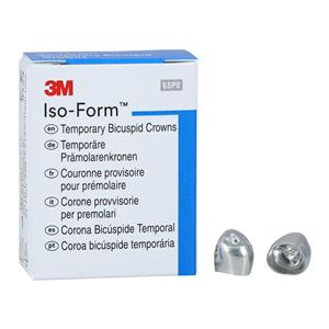 3M™ Iso-Form™ Temporary Metal Crowns Size L41 1st LLB Replacement Crowns 5/Bx