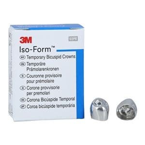 3M™ Iso-Form™ Temporary Metal Crowns Size L47 1st LLB Replacement Crowns 5/Bx