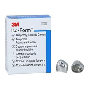 3M™ Iso-Form™ Temporary Metal Crowns Size L44 1st LRB Replacement Crowns 5/Bx