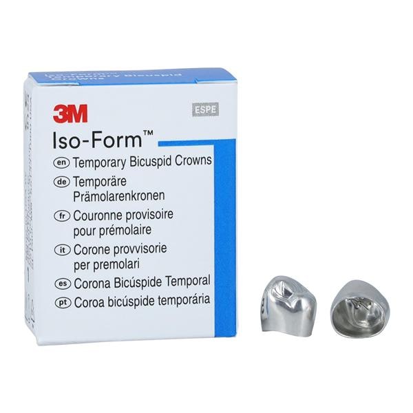 3M™ Iso-Form™ Temporary Metal Crowns Size L44 1st LRB Replacement Crowns 5/Bx