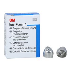 3M™ Iso-Form™ Temporary Metal Crowns Size L49 1st LLB Replacement Crowns 5/Bx