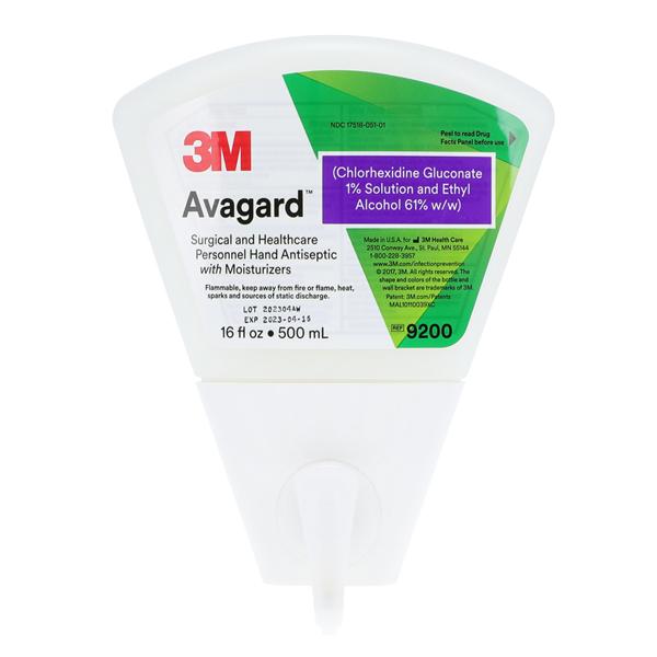3M™ Avagard Hand Antiseptic 500 mL Wedge Bottle Ea