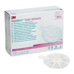 Tegaderm Foam Gauze Dressing 2-3/4x3" 4 Ply Adhesive Absorbent LF, 4 BX/CA