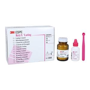 3M RelyX Luting Resin Modified Glass Ionomer Hand Mix Cement WO 16 Gm Intr Kt Ea, 10 EA/CA