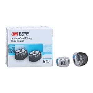 3M™ Stainless Steel Crowns Size EUL7 2nd Prim ULM Replacement 5/Bx