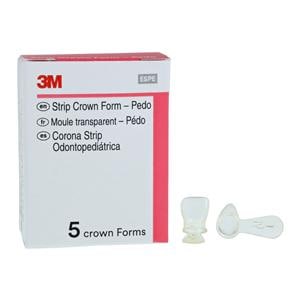 3M™ Unitek™ Strip Crown Form Size 1 Replacement Crowns Prmry Upr Lft Cntrl 5/Bx