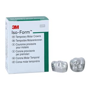 3M™ Iso-Form™ Temporary Metal Crowns Size L60 1st LRM Replacement Crowns 5/Bx