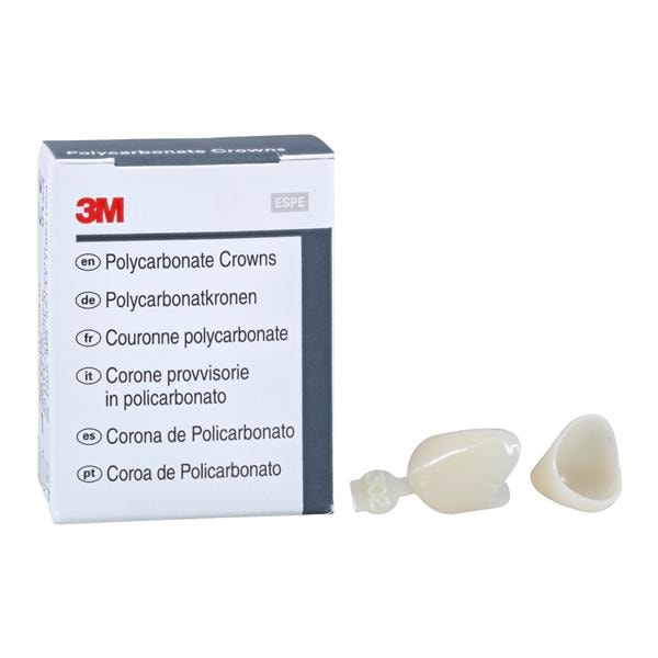 3M™ Polycarbonate Crowns Size 302 Lft Cspd Upr&Lwr Replacement Crowns 5/Bx