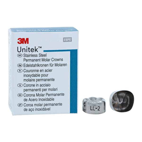 3M™ Unitek™ Stainless Steel Crowns Size 2 1st Perm LLM Replacement 5/Bx