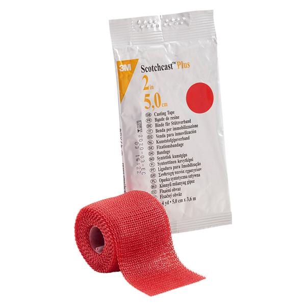 Scotchcast Plus Casting Tape Red 2"x4yd