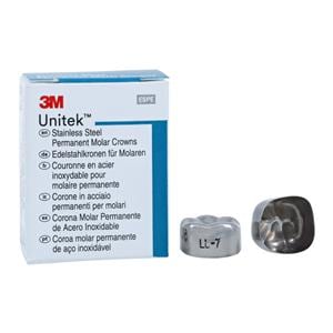 3M™ Unitek™ Stainless Steel Crowns Size 7 1st Perm LLM Replacement 5/Bx