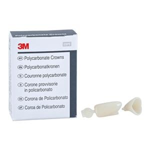 3M™ Polycarbonate Crowns Size 60 Lower Anterior Replacement Crowns 5/Bx