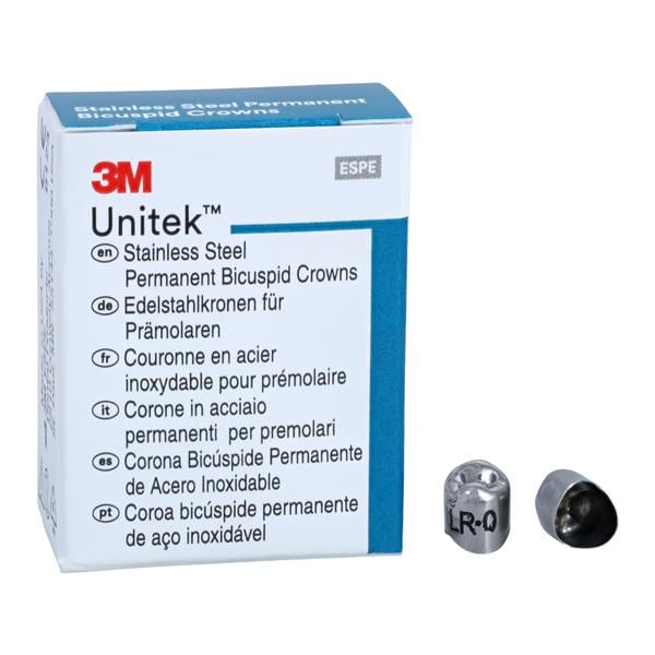 3M™ Unitek™ Stainless Steel Crowns Size 0 1st Perm LRB Replacement Crowns 5/Bx