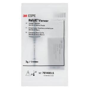 3M RelyX Veneer Resin Cement B0.5 / White 3 Gm Syringe Refill 3gm/Ea