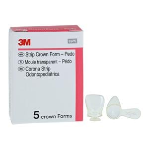 3M™ Unitek™ Strip Crown Form Size 4 Replacement Crowns Prim Upr Rght Cntrl 5/Bx