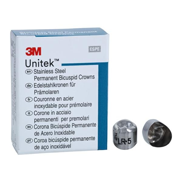 3M™ Unitek™ Stainless Steel Crowns Size 5 1st Perm LRB Replacement Crowns 5/Bx