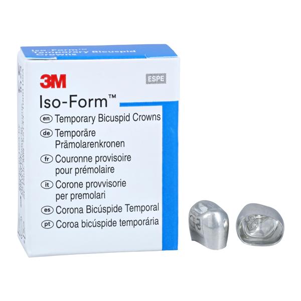 3M™ Iso-Form™ Temporary Metal Crowns Size U55 2nd UL Bic Replacement Crowns 5/Bx