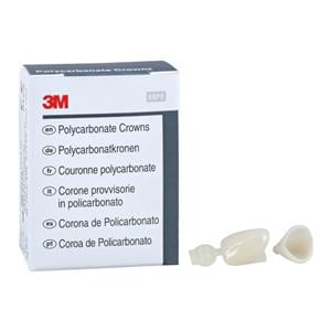 3M™ Polycarbonate Crowns Size 22 Upper Right Lateral Replacement Crowns 5/Bx