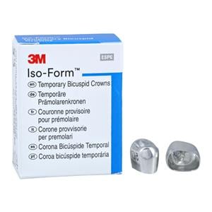 3M™ Iso-Form™ Temporary Metal Crowns Size U56 2nd UR Bic Replacement Crowns 5/Bx