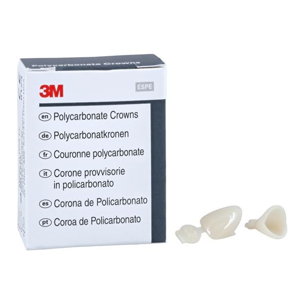 3M™ Polycarbonate Crowns Size 23 Upper Right Lateral Replacement Crowns 5/Bx
