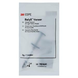 3M RelyX Veneer Resin Cement A1 / Light Yellow 3 Gm Syringe Refill 3gm/Ea