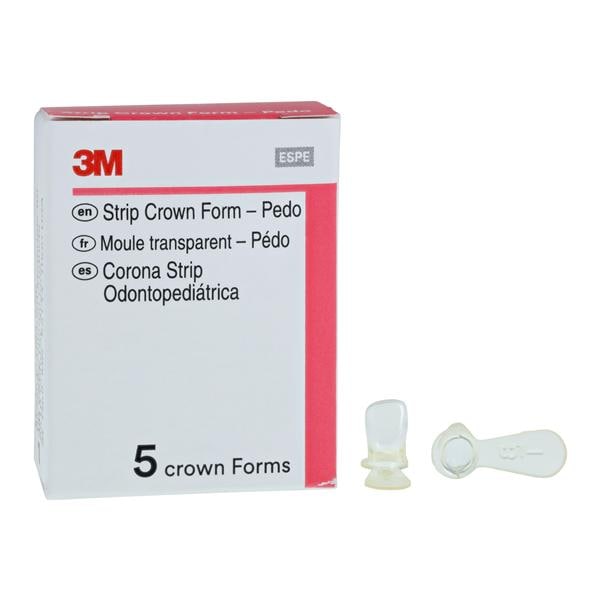 3M™ Unitek™ Strip Crown Form Size 1 Replacement Crowns Prim Upr Lft Lat 5/Bx