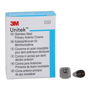 3M™ Unitek™ Stainless Steel Crowns Size 2UL Prim Ant Upr Lft Cntrl Refill 5/Bx