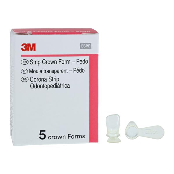 3M™ Unitek™ Strip Crown Form Size 2 Replacement Crowns Prim Upr Lft Lat 5/Bx