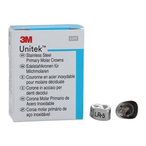 3M™ Unitek™ Stainless Steel Crowns 5 1st Pri LRM Replacement 5/Bx