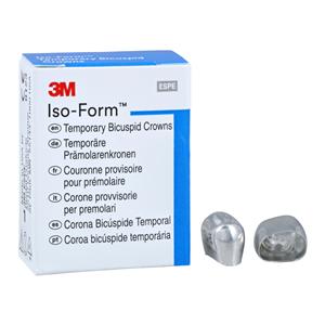 3M™ Iso-Form™ Temporary Metal Crowns Size U57 2nd UL Bic Replacement Crowns 5/Bx