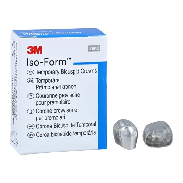 3M™ Iso-Form™ Temporary Metal Crowns Size U57 2nd UL Bic Replacement Crowns 5/Bx
