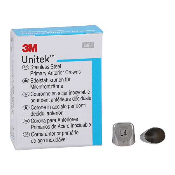 3M™ Unitek™ Stainless Steel Crowns 4UL Prim Ant Upr Lft Cntrl Refill 5/Bx