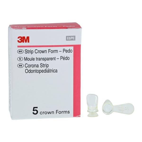 3M™ Unitek™ Strip Crown Form Size 2 Replacement Crowns Prim Upr Rght Lat 5/Bx