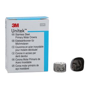 3M™ Unitek™ Stainless Steel Crowns Size 3 2nd Prim ULM Replacement Crowns 5/Bx