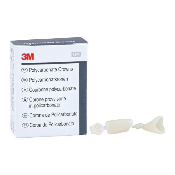 3M™ Polycarbonate Crowns Size 62 Lower Anterior Replacement Crowns 5/Bx
