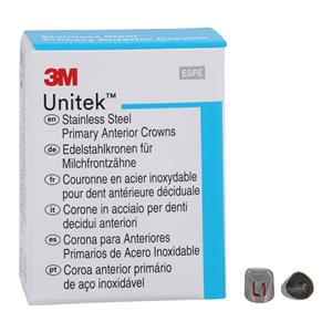 3M™ Unitek™ Stainless Steel Crowns Size 1UL Prim Ant Upr Lft Ltrl Refill 5/Bx