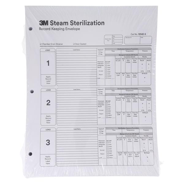 3M™ Attest Record Envelope White 100/Bx, 5 BX/CA