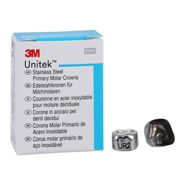 3M™ Unitek™ Stainless Steel Crowns Size 2 2nd Prim URM Replacement Crowns 5/Bx