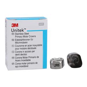 3M™ Unitek™ Stainless Steel Crowns Size 6 2nd Prim URM Replacement 5/Bx