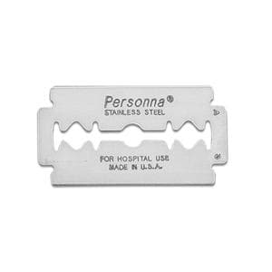Personna Stainless Steel Non-Sterile Surgical Prep Blade 43x22mm Disposable