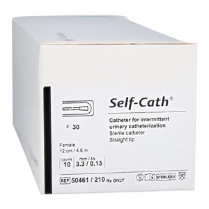 Mentor Catheter Intermittent 10Fr Straight Tip Silicone Self-Cath 30/BX